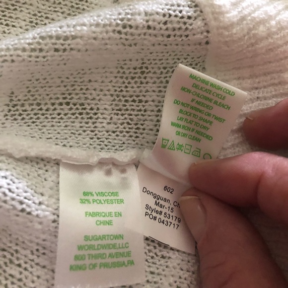 NWT Lilly Pulitzer White Amalie Cardigan XS - Picture 8 of 8